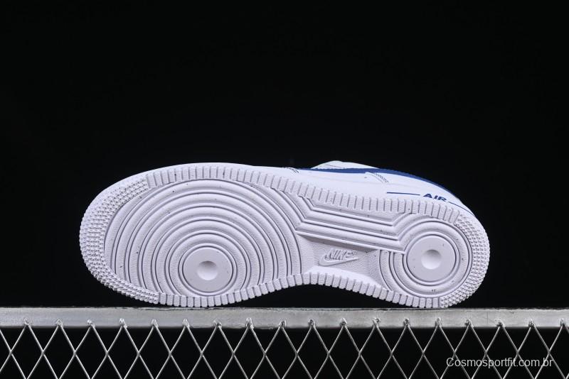 Nike Air Force 1 Low White & Blue – Iconic Leather Sneakers